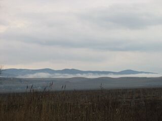 Ділянка туману від Ізюмівки до села Відважне.