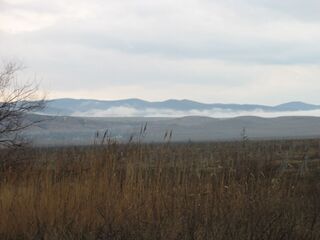 Ділянка туману від Ізюмівки до села Відважне.