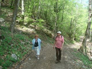 Недоходячи до поселення Сламники.